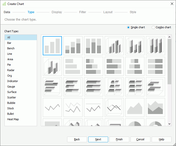 Create Query Chart - Type